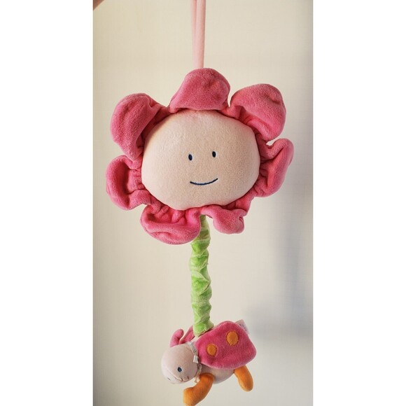 Carter's Starters Prestige Musical Crib Pull Toy Flower Ladybug Let's Be Friends - Picture 9 of 11